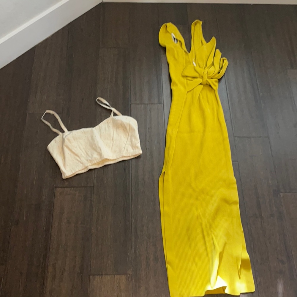 Forever 21 dress and crop top